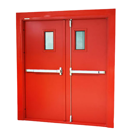 TORDRIX FireShield PRO double leaf fire rated door with panic bars